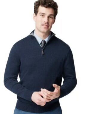 J.Crew Factory 100% Cotton Quarter Zip Sweater